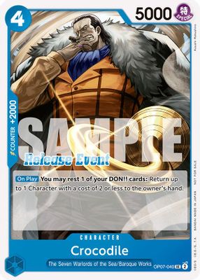 Crocodile OP07-040 card