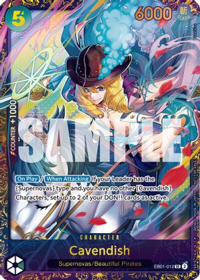 Cavendish EB01-012 card