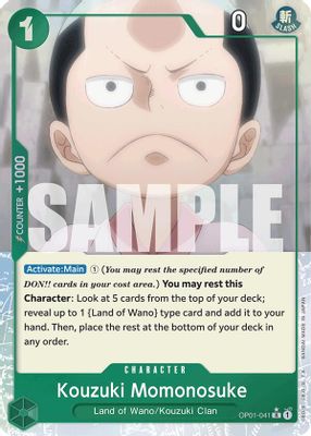 Kouzuki Momonosuke OP01-041 card