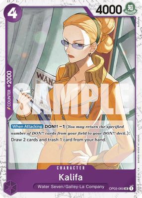 Kalifa OP03-060 card