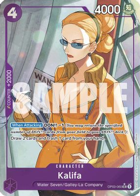 Kalifa OP03-060 card