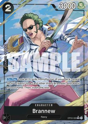 Brannew OP03-089 card