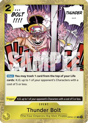 Thunder Bolt OP03-121 card