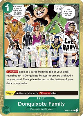Donquixote Family OP04-036 card