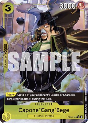 Capone"Gang"Bege OP04-100 card