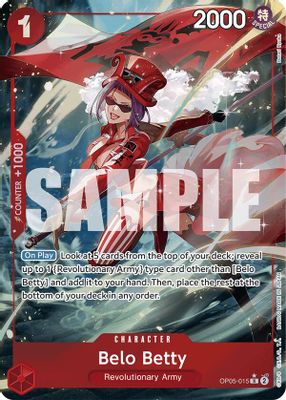 Belo Betty OP05-015 card