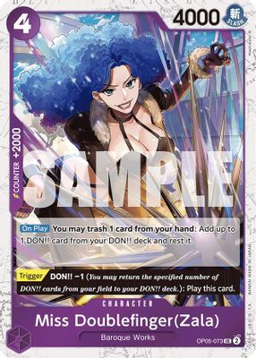 Miss Doublefinger OP05-073 card
