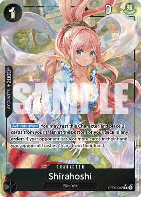 Shirahoshi OP05-082 card