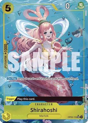 Shirahoshi OP03-116 card