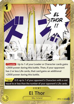 El Thor OP05-114 card