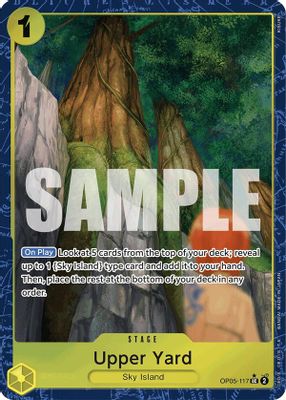 Upper Yard OP05-117 card