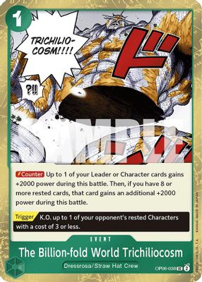 The Billion-fold World Trichiliocosm OP06-038 card