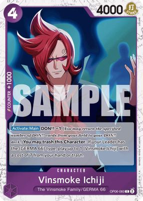 Vinsmoke Ichiji OP06-060 card