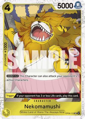 Nekomamushi OP06-110 card