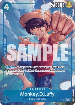 Monkey.D.Luffy P-055 card