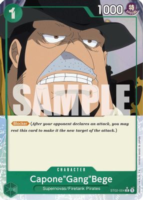 Capone"Gang"Bege ST02-004 card