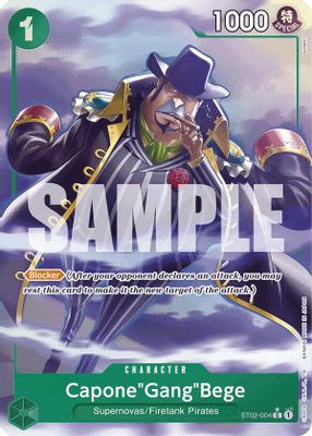 Capone"Gang"Bege ST02-004 card