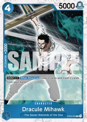 Dracule Mihawk ST03-005 card