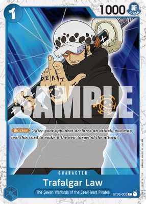 Trafalgar Law ST03-008 card