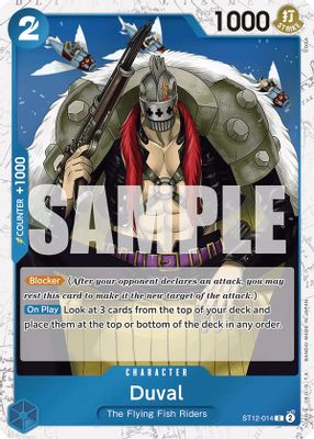 Duval ST12-014 card