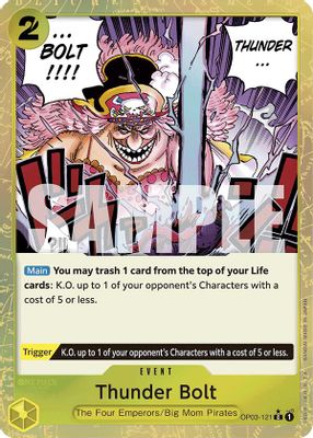 Thunder Bolt OP03-121 card