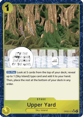 Upper Yard OP05-117 card