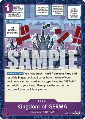 Kingdom of GERMA OP06-079 card