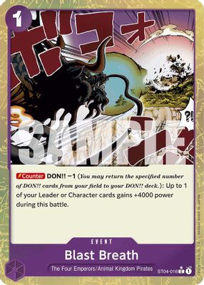Blast Breath ST04-016 card