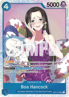 Boa Hancock OP01-078 card