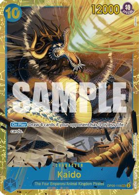 Kaido OP05-118 card