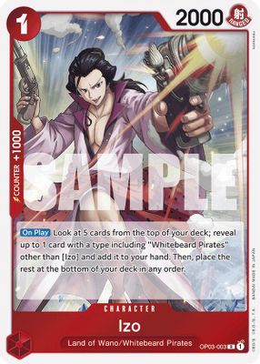 Izo OP03-003 card