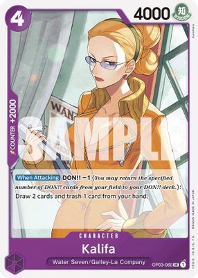 Kalifa OP03-060 card