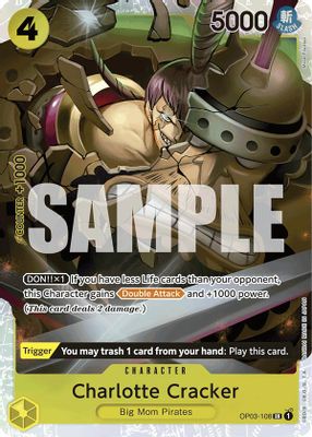 Charlotte Cracker OP03-108 card