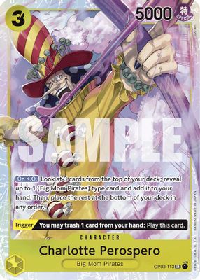 Charlotte Perospero OP03-113 card
