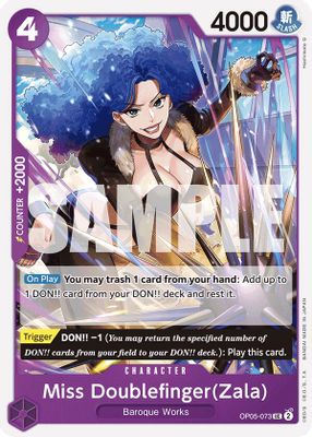 Miss Doublefinger OP05-073 card