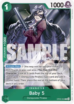 Baby 5 OP05-034 card