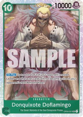 Donquixote Doflamingo OP04-031 card