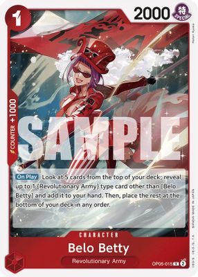 Belo Betty OP05-015 card
