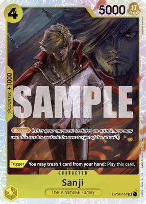 Sanji OP04-104 card