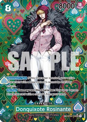 Donquixote Rosinante OP04-119 card