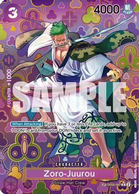 Zoro-Juurou OP05-067 card