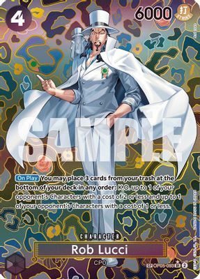 Rob Lucci OP05-093 card