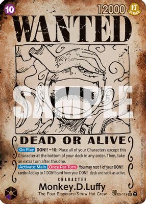 Monkey.D.Luffy OP05-119 card