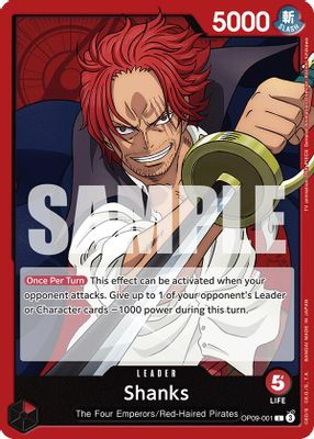Shanks OP09-001 card