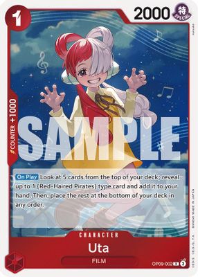 Uta OP09-002 card