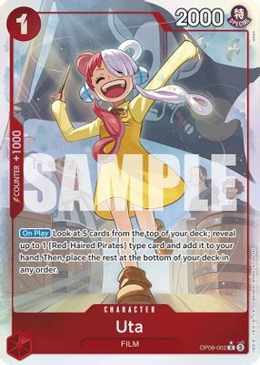 Uta OP09-002 card