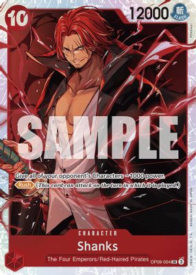 Shanks OP09-004 card