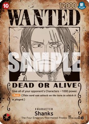 Shanks OP09-004 card