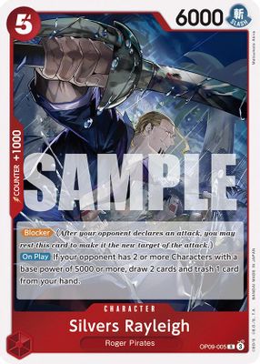 Silvers Rayleigh OP09-005 card