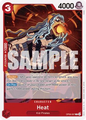 Heat OP09-007 card